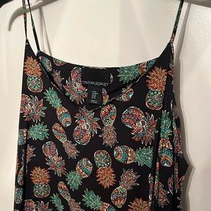 Cynthia Rowley pineapple 🍍 colorful dress